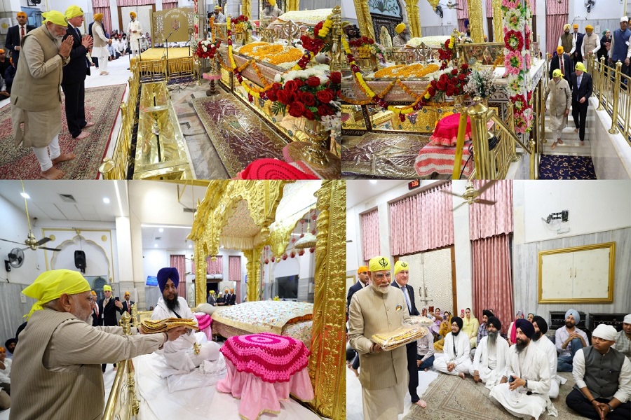 Prime Minister Narendra Modi, New Zealand counterpart Luxon visit Gurudwara Rakab Ganj Sahib