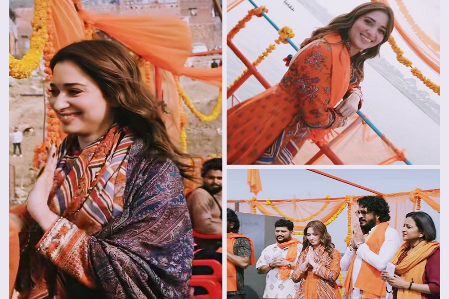 Tamannaah Bhatia 'feels the power of spirituality' as she takes a holy dip at the Maha Kumbh