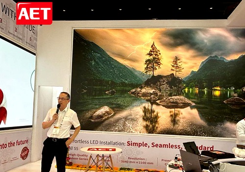 AET Launches AT55` Video Wall Series at InfoComm India 2023