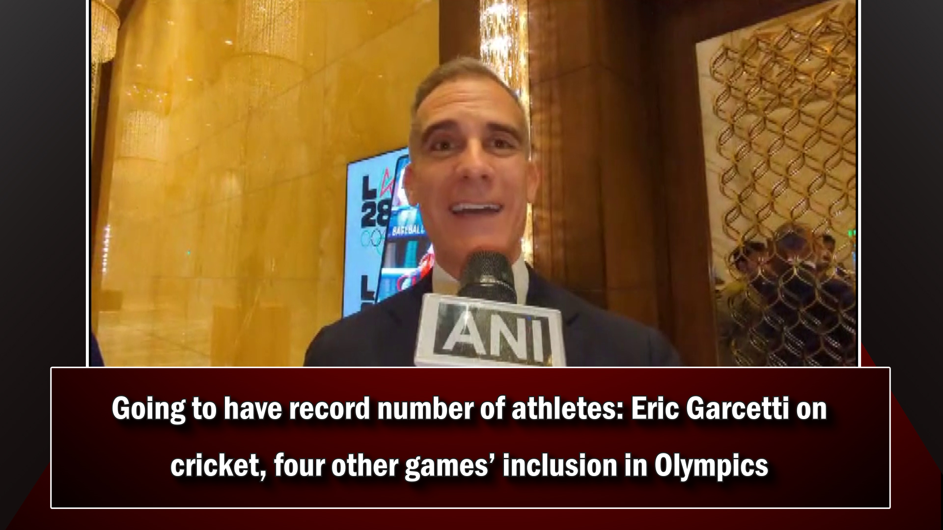 Going to have record number of athletes: Eric Garcetti on cricket, four other games` inclusion in Olympics