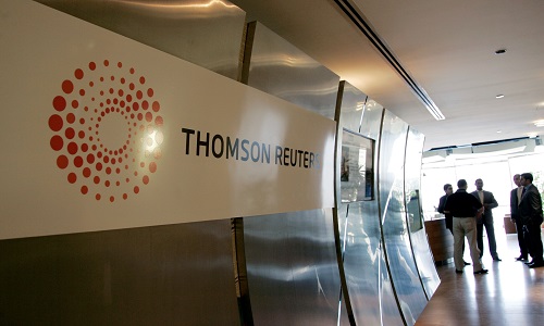 Thomson Reuters reports higher fourth-quarter revenue