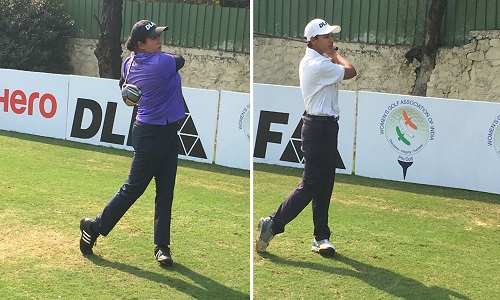 Women's golf: Amandeep, Hitaashee share lead after Rd 1 in 4th leg