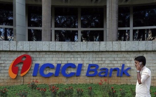ICICI Bank rises on the BSE