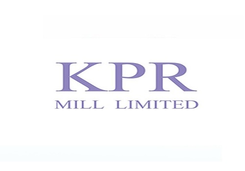 Buy KPR Mill Ltd For Target Rs.1186 - HDFC Securities