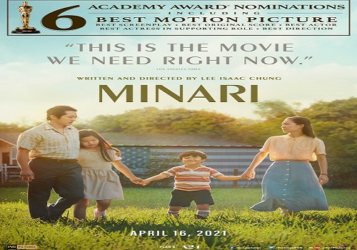 Oscar-nominated film `Minari` in Indian theatres on April 16