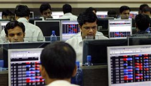 Key gauges end volatile session marginally in green on Monday