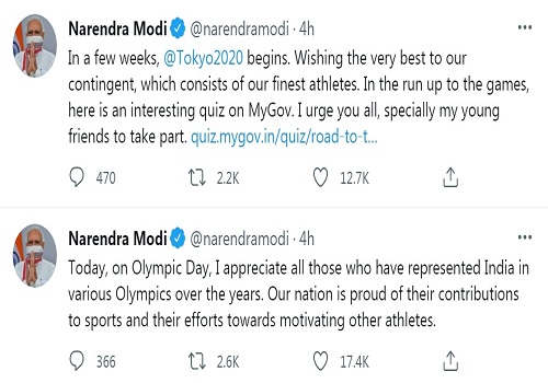 Tokyo 2020: PM Narendra Modi wishes very best to Indian contingent