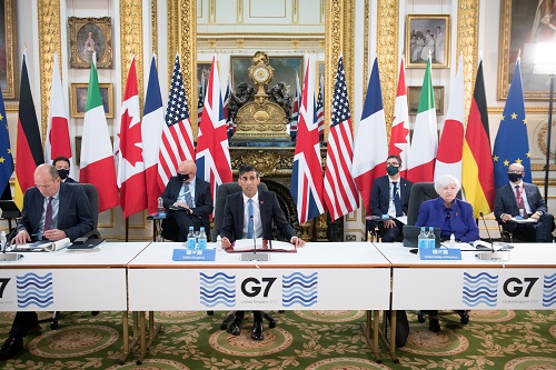 G7 finance ministers agree global minimum tax of at least 15%