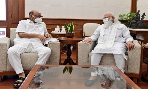 Sharad Pawar meets PM Narendra Modi ahead of monsoon session