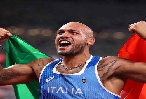 Olympics: Italian records surprise win in men's 100m race