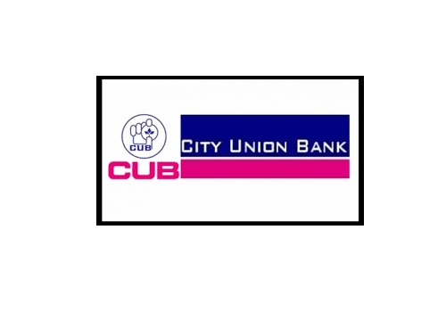 Add City Union Bank Ltd For Target Rs.166 - Yes Securities