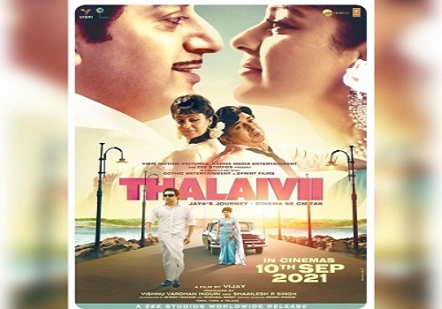 Kangana Ranaut's 'Thalaivii' to see theatrical release on September 10