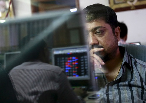 Indian shares end flat, telecom sector gives up gains