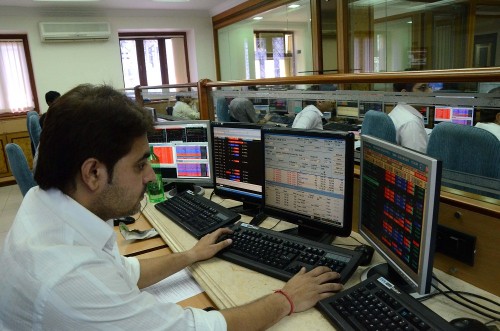 Bourses pare some gains in noon deals