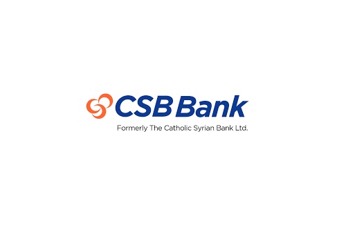 Buy CSB Bank Ltd : Gold loan slippages remain only an optical problem with minimal underlying damage - Yes Securities