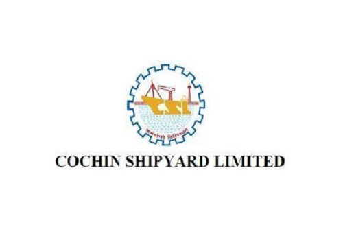 Trader's Pick - Cochin Shipyard Ltd For Target Rs. 310 By GEPL Capital