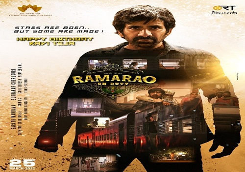 Surekha Vani Xxx - Ravi Teja's special birthday poster from 'Ramarao On Duty' unveiled