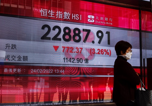 Asian shares track Wall St rally; markets eye long-term Ukraine risk