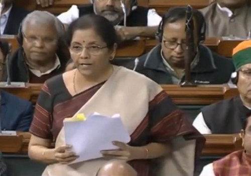 Finance Minister Nirmala Sitharaman reaches Parliament ahead of Budget