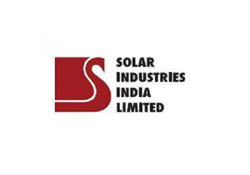 Buy Solar Industries India Ltd For Target Rs. 2,775 - Centrum Broking