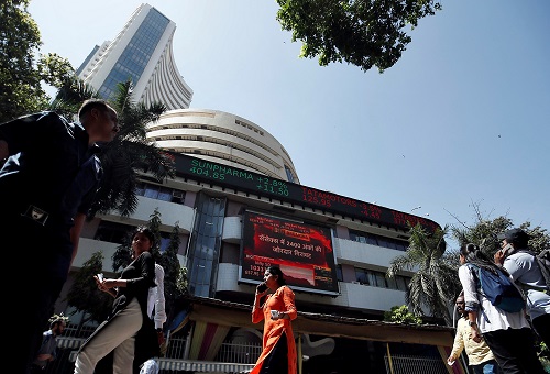 Indian shares end 1% higher on oil price slide; Feb inflation in focus