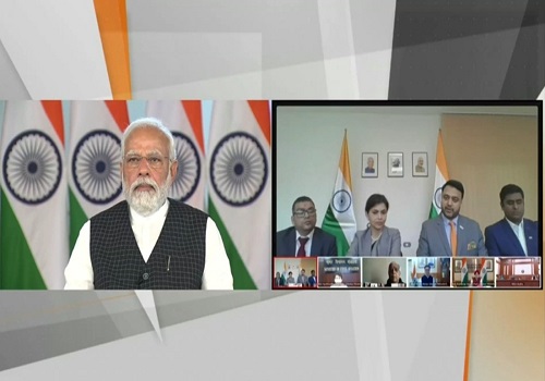 PM Narendra Modi interacts with 'Operation Ganga' stakeholders
