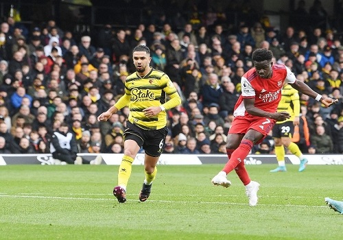 Premier League: Arsenal survive tense moments in 3-2 win over Watford