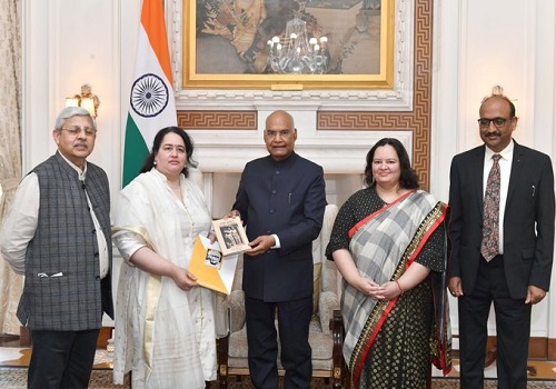 Prez receives first copy of compendium of Hazari Prasad Dwivedi's writings