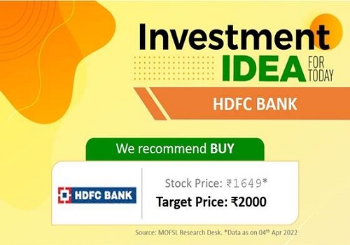 Motilal Oswal gives 'buy' call for HDFC Bank, pegs target price at Rs 2K