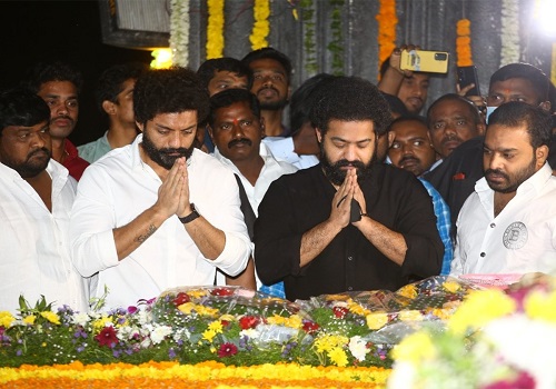 Jr NTR pays homage to his grandfather NT Rama Rao