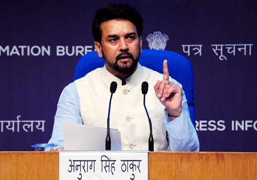Sports minister Anurag Thakur calls for enrolment of more youth volunteers in nation building