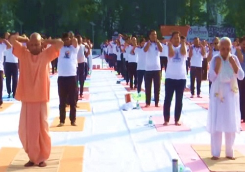 CM Yogi Adityanath leads Yoga Day celebrations in UP