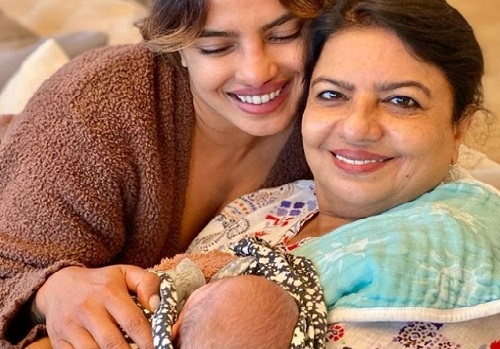 Priyanka shares glimpse of daughter Malti cradled in mother Madhu's arms