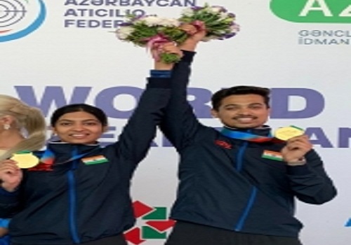 India end Baku World Cup campaign with gold in 50m rifle 3-positions mixed team event