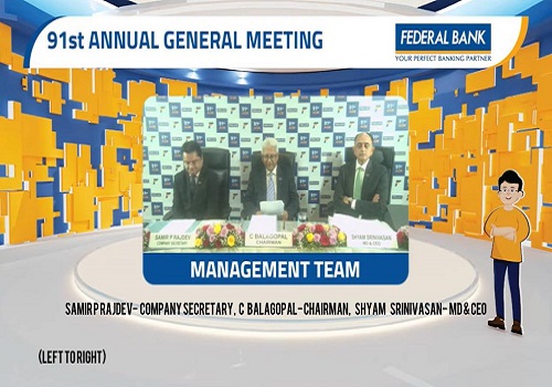 91 st Annual General Meeting of Federal Bank Conducted
