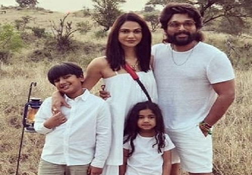 Allu Arjun chills with family in Tanzania before `Pushpa` sequel shoot