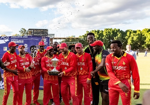 Bowlers lead Zimbabwe to Men`s T20 WC Qualifier B title with win over the Netherlands