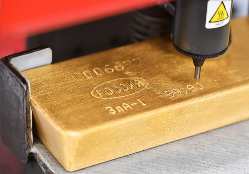 Gold bound for weekly gain on softer dollar as sharp rate-hike bets cool