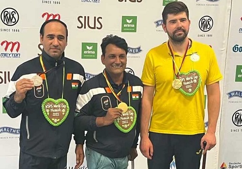 Munich World Cup: Para-shooter Rahul Jhakar bags 25m pistol gold as India win two gold, 1 silver