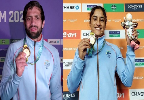 CWG 2022: Wrestlers Dahiya, Phogat, Naveen win gold as India surge up in the table