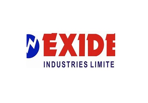 Buy Exide Industries Ltd For Target Rs.187- Yes Securities