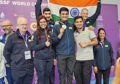 India`s Rudrankksh Patil becomes world champion in 10m rifle men, secures quota for Paris Olympics