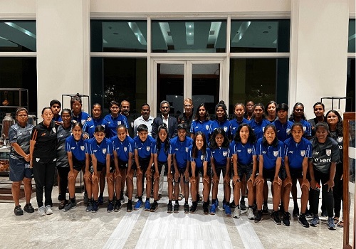 AIFF Secretary General interacts with U-17 national women's team ahead of FIFA World Cup
