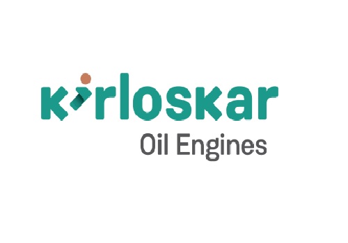 Kirloskar Oil Engines Ltd : Strong performance continues, outlook positive; maintaining a Buy - Anand Rathi Share and Stock Brokers