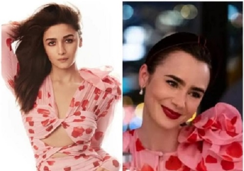 Lily Collins in `Emily In Paris` dresses like Alia Bhatt in 'Koffee With Karan Johar