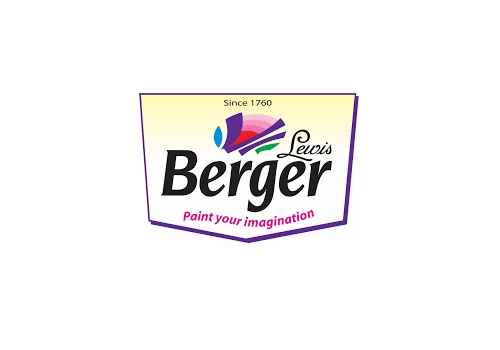 Buy Berger Paints Ltd For Target Rs.679 - Geojit Financial Services 