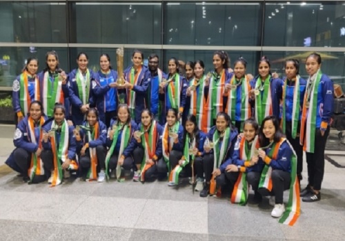 Indian Women`s hockey team receives warm welcome on return from victorious FIH Nations Cup 2022 campaign