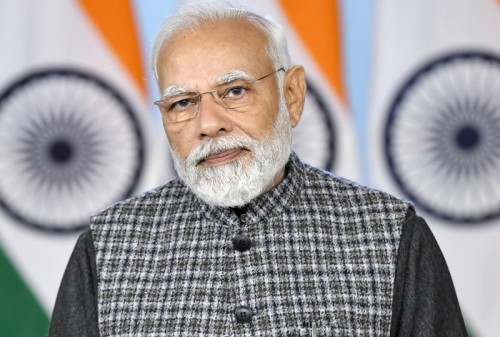 Prime Minister Narendra Modi  pays homage to Mahatma Gandhi on death anniversary