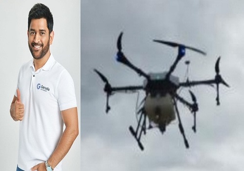 Investor-cum-brand ambassador Dhoni promotes Garuda Kisan drones
