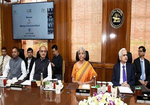 Finance Minister addresses central board of RBI, reviews economic situation